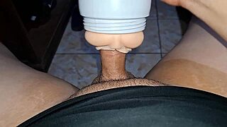 POV Fuck Doll Milking Huge Cock While Watching Porn