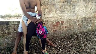 indian milf mommy gets pounded hard in jungle by stepson