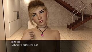 blonde pregnant slut begs for creampie filling her massive tits bouncing