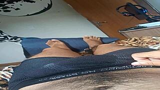 Young Brazilian Novinho Jerks Monster Cock on Bedroom Bed - Masturbation Day 8 of 365