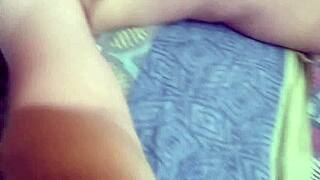 black whore delivers ultimate handjob blowjob in hostel dorm