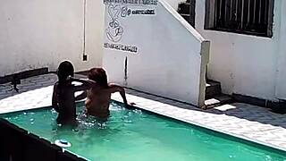 i caught neighbor fucking black stud poolside