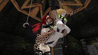 Demon Hunter's Heart Pounds with Shemale Furry Monster Blowjob Ecstasy