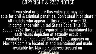 hosed asian milf maxine x wraps feet around cock for squirting footjob