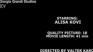 i can't believe alisa kovi's first anal casting gapes so wide with balls deep ass to mouth and cum swallow gl317m