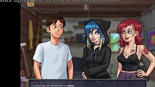 small tits teen teases in summertime saga episode 111