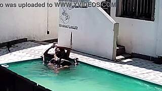 i caught neighbor fucking black stud poolside