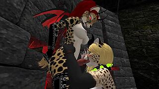 Demon Hunter's Heart Pounds with Shemale Furry Monster Blowjob Ecstasy