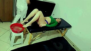 Intense Foot Bath Massage Leads to Toe Sucking and Explosive Cum Blast