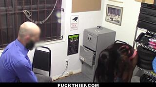 watch teen shoplifter get fucked after caught stealing?