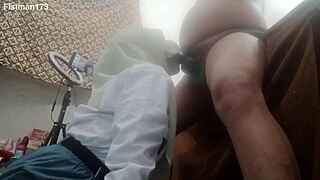 indonesian college girl slurps cock until mouth cum explosion