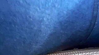 wife pisses soaking tight jeans wet