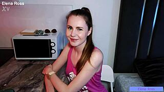 stepsis elena ross begs for epic big cock pounding cumshot facial