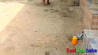 Landlord's Daughter Catches Bath Peep Demands Rough Black Cock Pounding