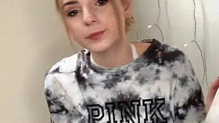 Serbian Girl Strips Sneakers Reveals Bare Feet