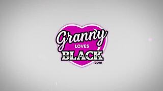 Granny loves black - wanna see her take double chocolate?