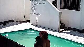 i caught neighbor fucking black stud poolside