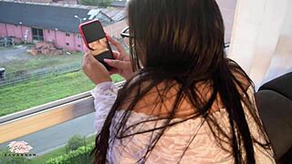 Stranger pounds my fat pussy then unloads deep in my huge ass Savannah Watson delivers