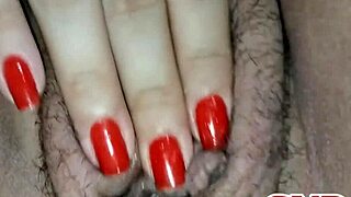 She sneaks off to the bedroom for some solo play while he films her every move. Brazilian wife masturbates softly on homemade video