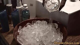 classy stepmom grabs strapon to fuck cute teen in amazing lesbian scene