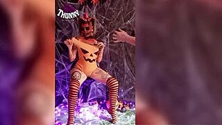 Filmed My Sister-In-Law's Steamy Halloween Show!