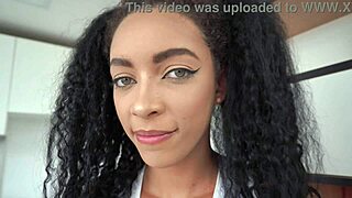 Vitoria's slim 19yo Brazilian ebony teen gets DAP anal by 3 BBCs with dirty talk.