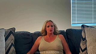 James Hardon Breeds Hot Blonde GILF with Massive BBC Bareback Doggystyle Deepthroat