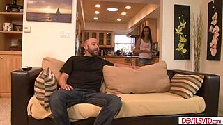 Teen Babysitter Seduces Boss Into Monster Blowjob!