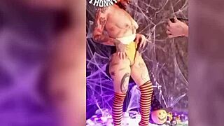 Filmed My Sister-In-Law's Steamy Halloween Show!