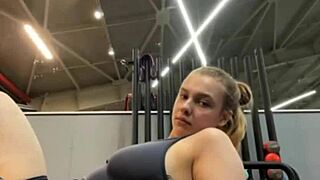Heart Pounding Extreme Squirting Fuck Fest In The Steamy Locker Room