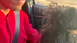 ever had roadhead from a curly pornstar deepthroating monster cock in public?