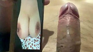 tribute handjob for sexy amateur wives with hot cock stroking and cum explosion!