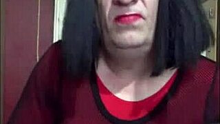 Shy Bisexual Crossdresser Stuffs Huge Toy Deep In His Tight Ass Solo