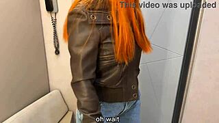 On christmas, the petite redhead wife cheats with creampie deep in doggystyle then her friend swallows the next load missionary pov.