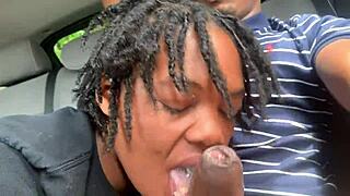 Wow, deepthroating that monster bbc publicly outdoors now