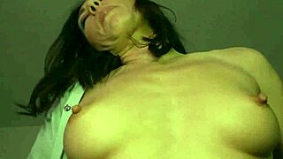 sinn sage strips lingerie rubbing ice on big pussy lips and natural tits