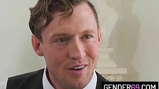 Beautiful Latina TGirl Chanel Santini Fucks Ass Hardcore In Sexy Lingerie!