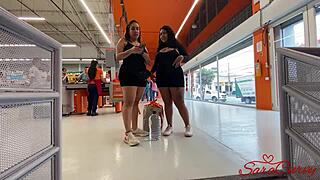 Mi Hijastra And I Get Naughty In Supermarket