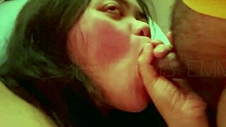 Wife Away Filipina Maid Secretly Services Boss with Mouth and Charms