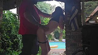 i'm the hot 18yo neighbor girl creampied doggystyle in thunderstorm outdoors