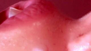 imagine your japanese stepdaughter slurping daddy's cock up close before facial