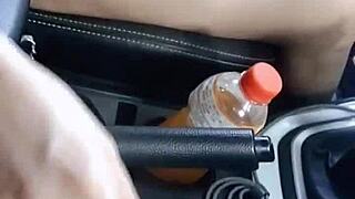 nri canadian college girl sucks and rides bro's cock bent over in car backseat