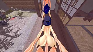 Baal and Sara's Genshin Foursome Tease