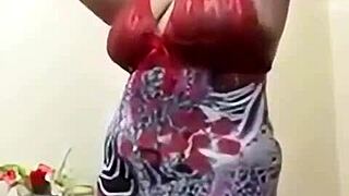 Sexy fat bbw shakes her huge curves and jiggles every thick inch in solo homemade tease.