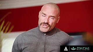 Naughty Oiled Couple Shares Steamy Threesome With Sexy Masseuse