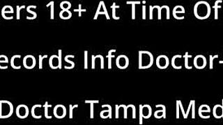 Dr. Tampa Pounds Student Intern Stefania Mafra's Tanned Ass In Hospital Latex!