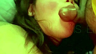 Wife Away Filipina Maid Secretly Services Boss with Mouth and Charms