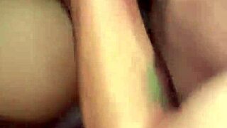 Hot young mexican slut humiliated in homemade double penetration cuckold threesome