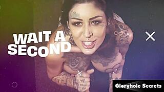 this babe craves gloryhole dick sucking deepthroat handjob cumshot tits out
