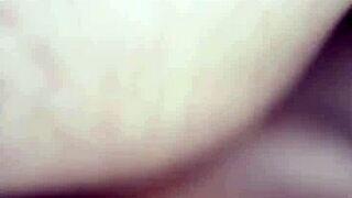 Dripping Messy Cream Fills Tight Pussy Close Up